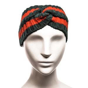 Gucci wool knit web headband